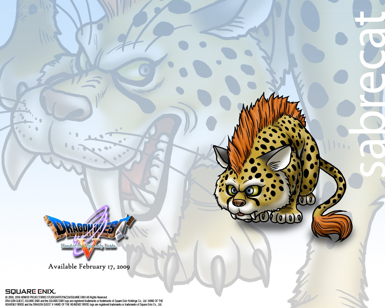 Sabrecat from Dragon Quest V