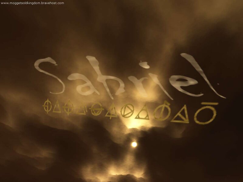 sabriel title card