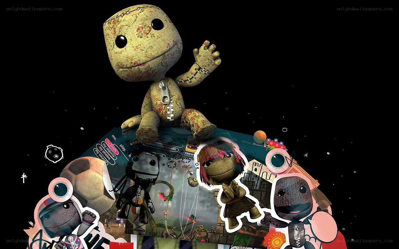 Sackboy and friends collage