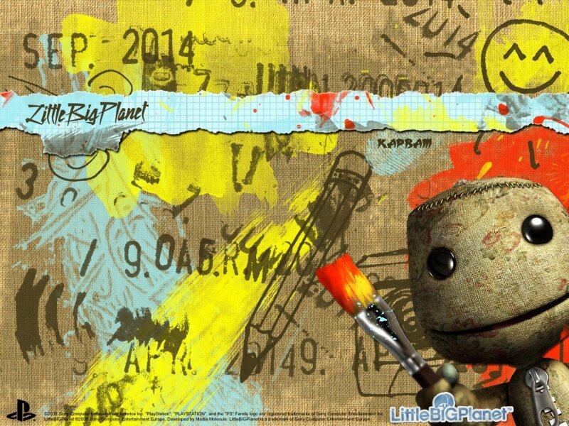 Sackboy Holding Paintbrush