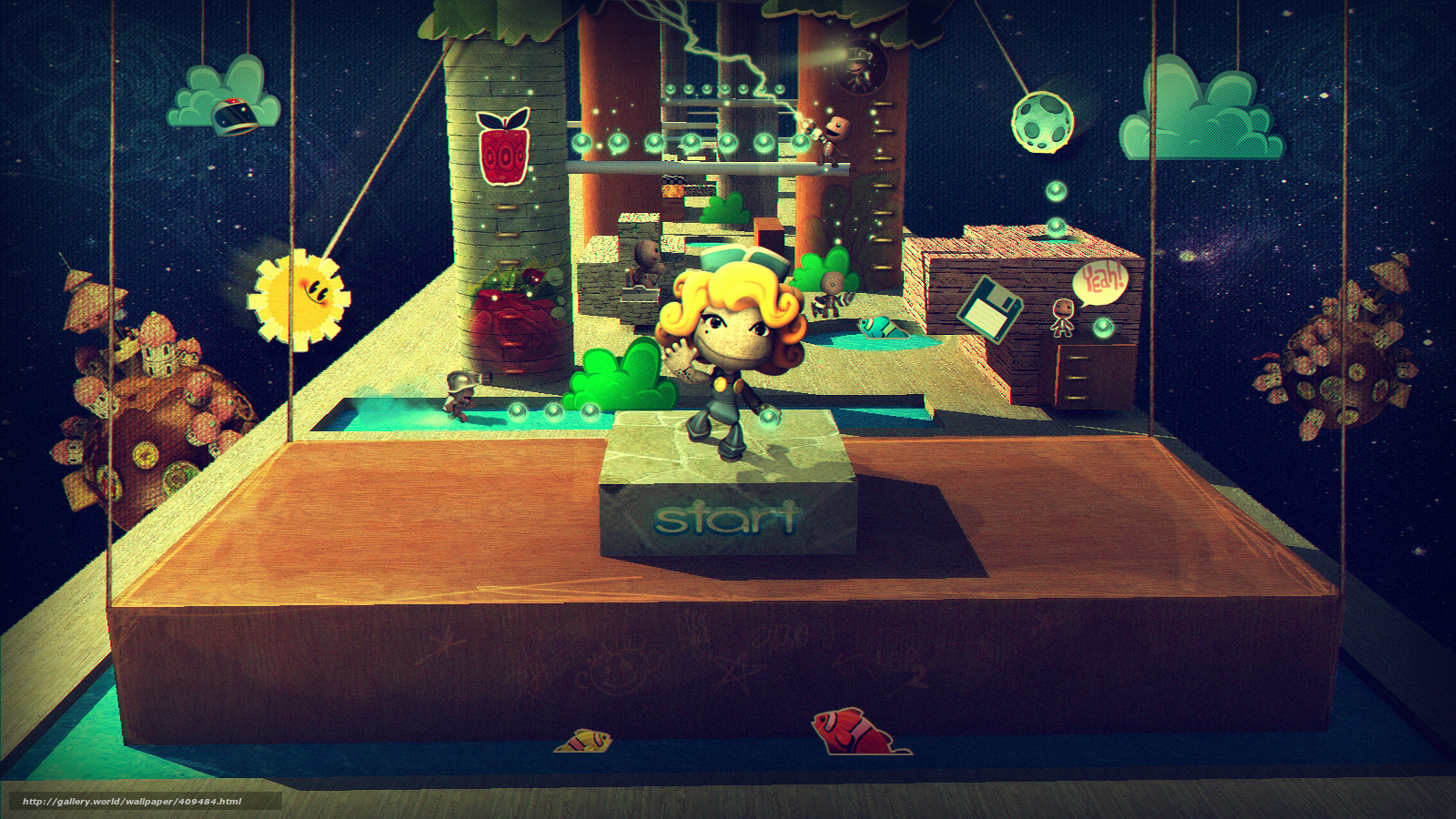 Sackboy in a toy world