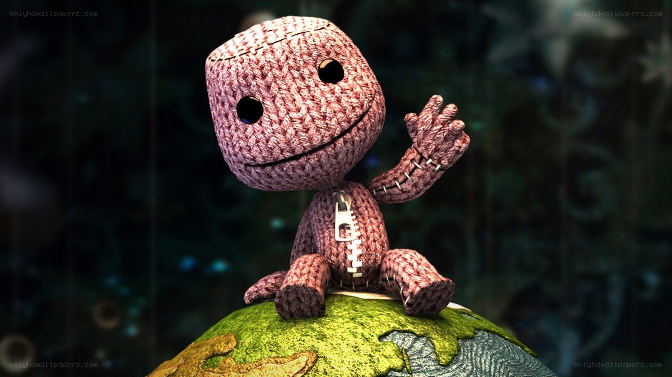 sackboy on a globe