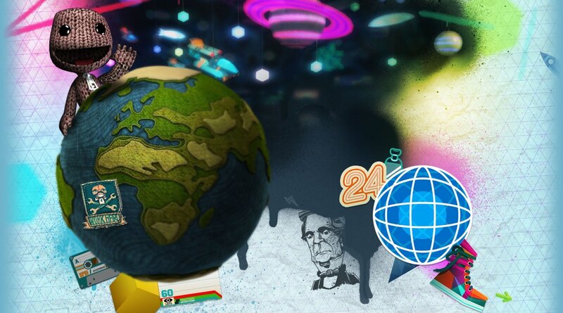 Sackboy on a Globe — Blue