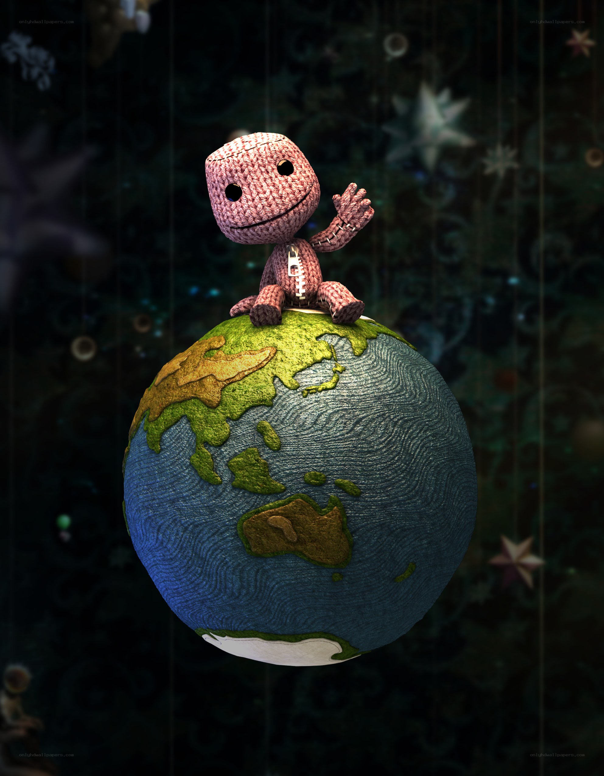 Sackboy on Earth
