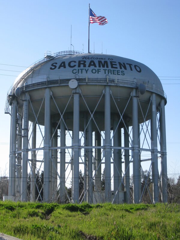 Sacramento water tower