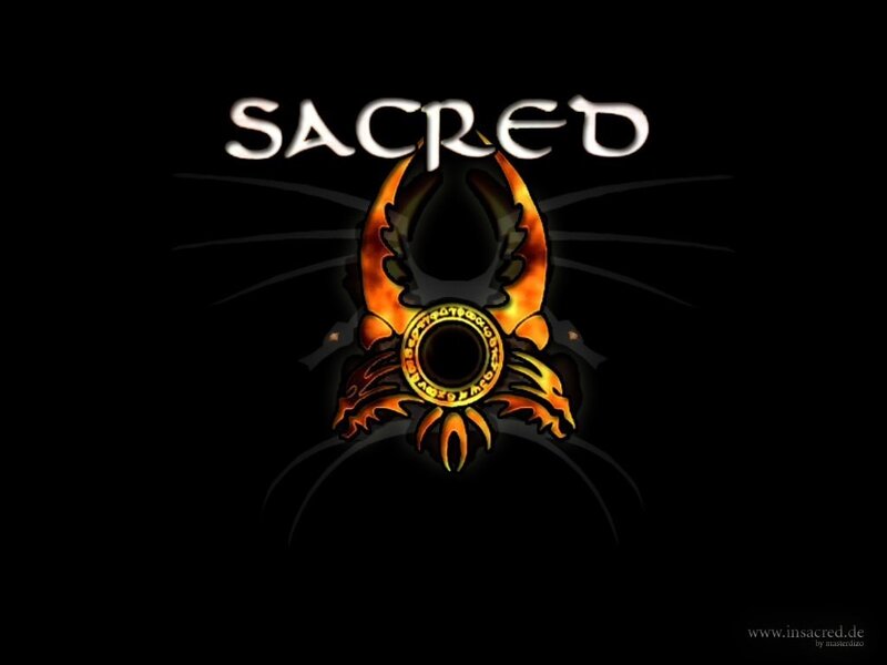 Sacred Game Logo — Black