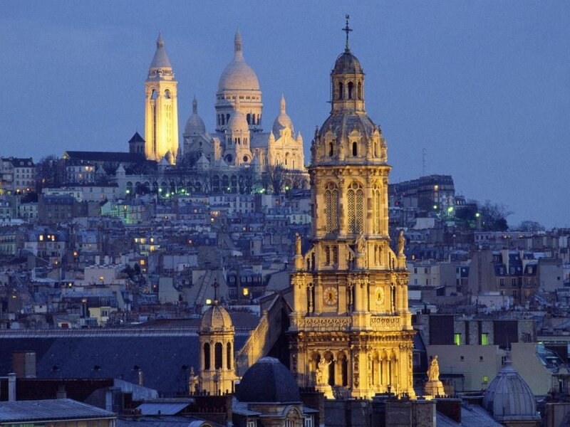 Sacred Heart Basilica — Blue