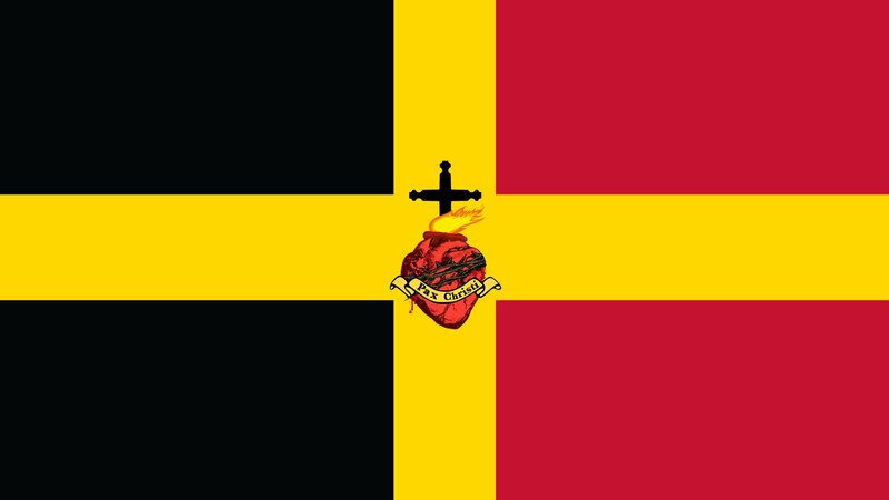 Sacred Heart Symbol — Black