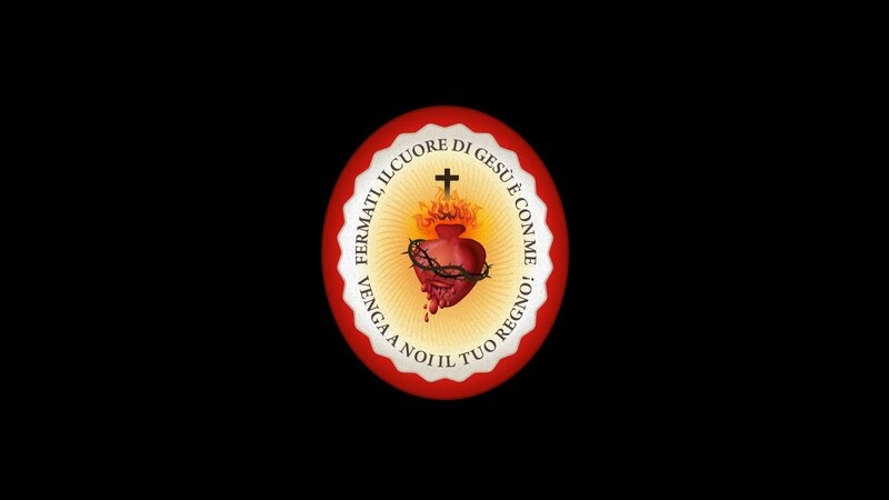 Sacred Heart Symbol — Red