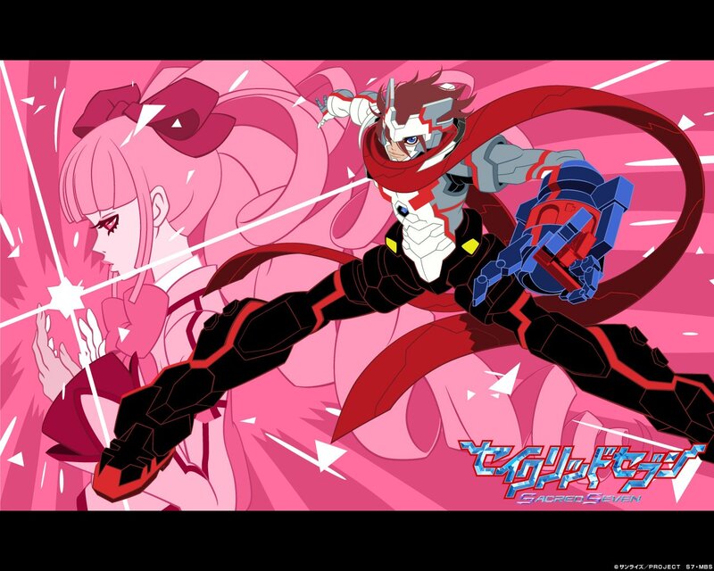 Sacred Seven anime action scene