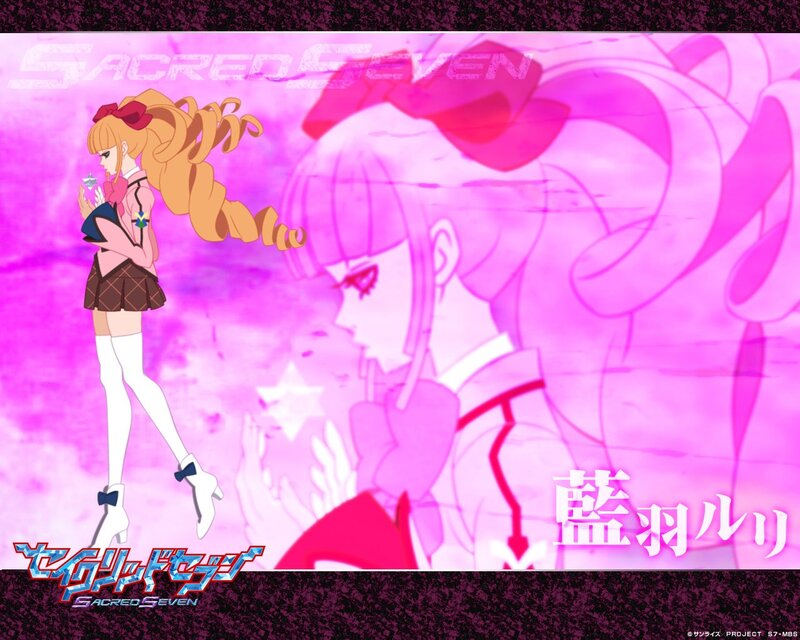 Sacred Seven anime character art