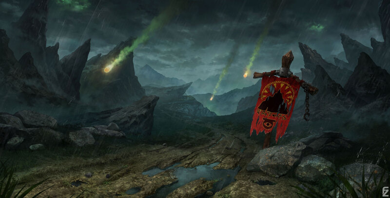 Sacrificial Post in Mountains