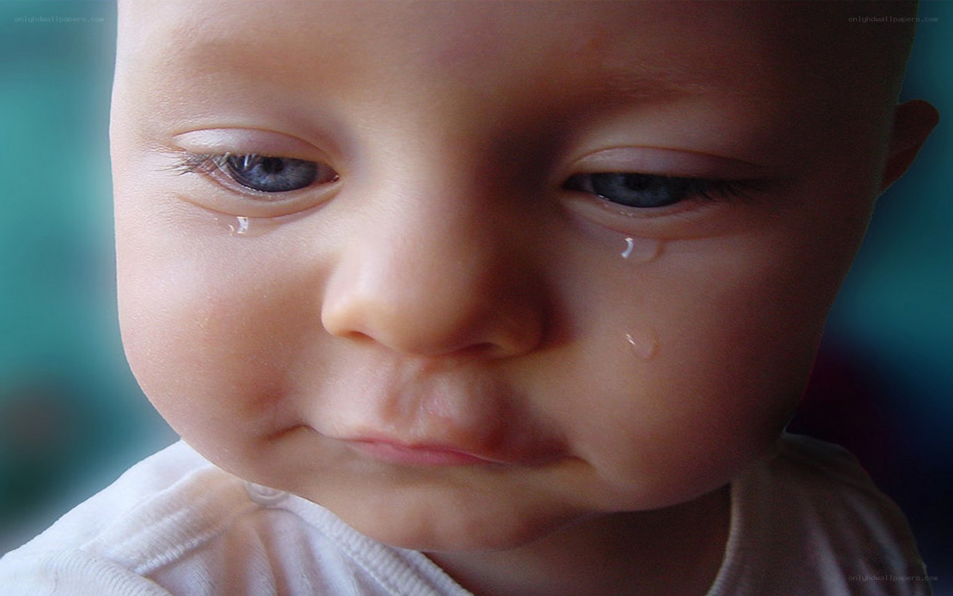 sad baby crying
