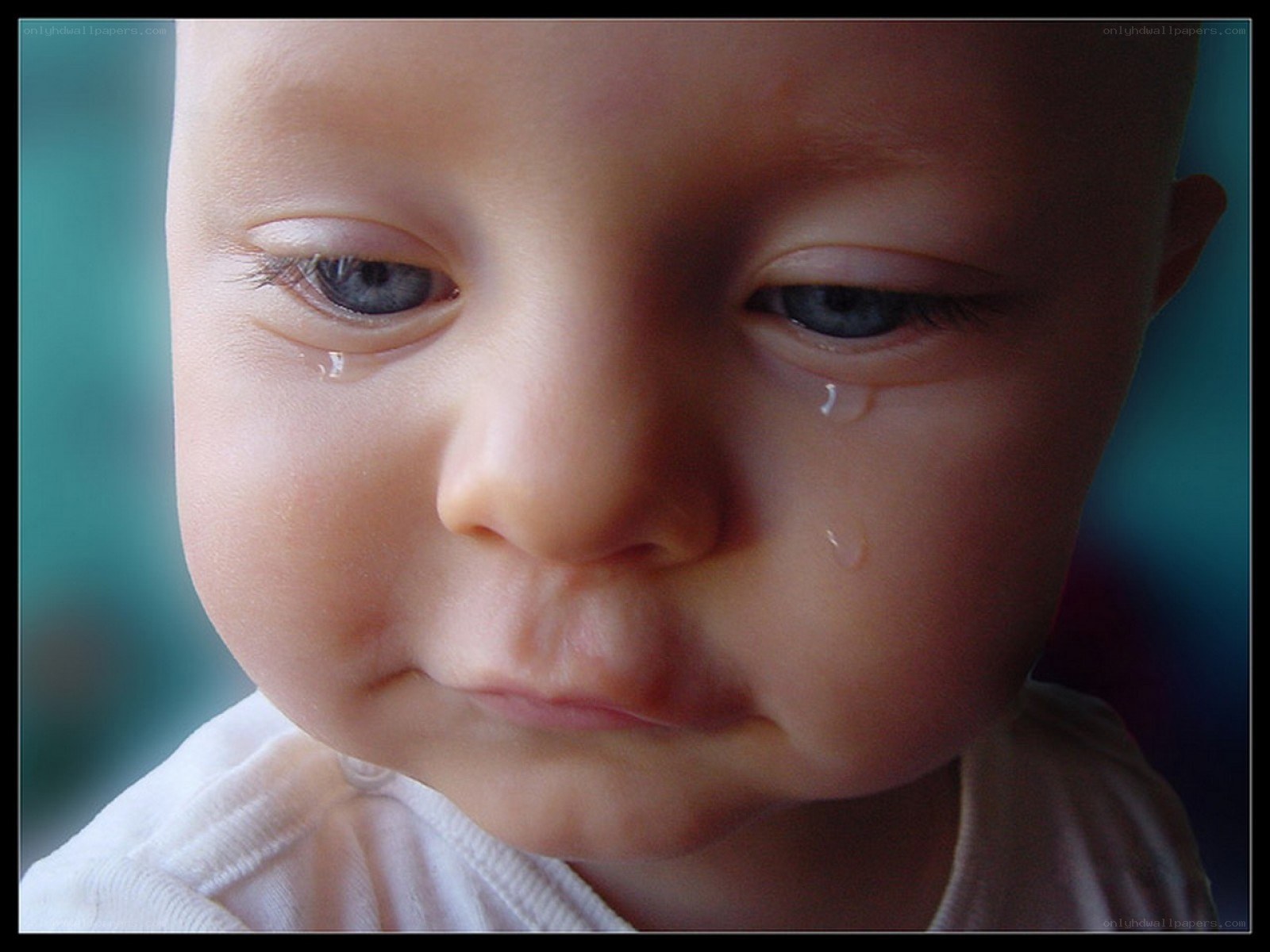sad baby crying