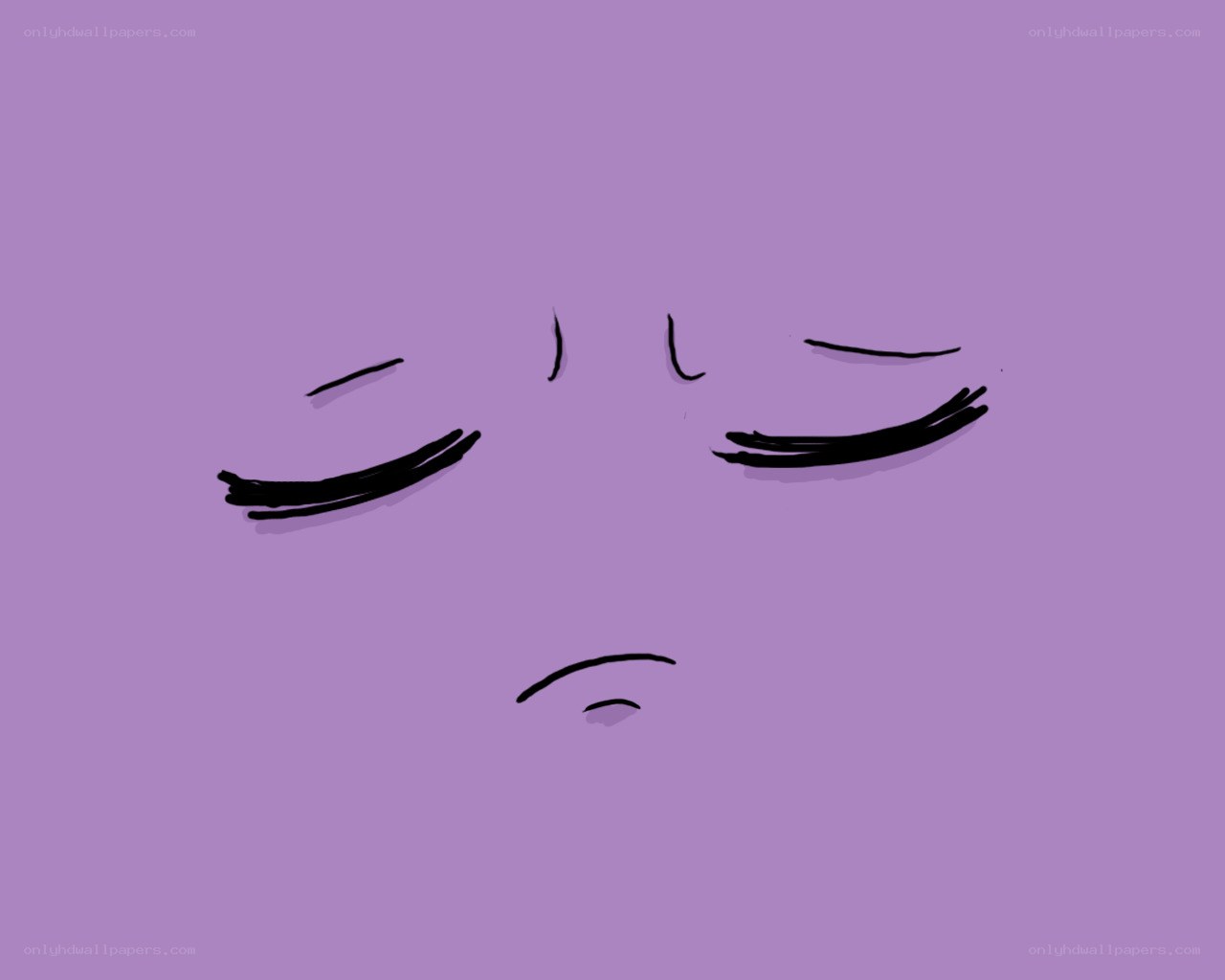 sad face drawing