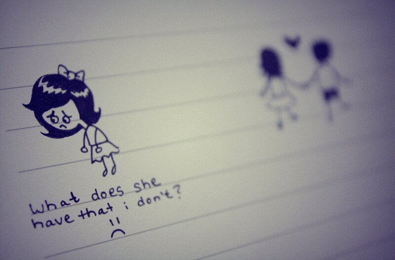 Sad Girl Drawing