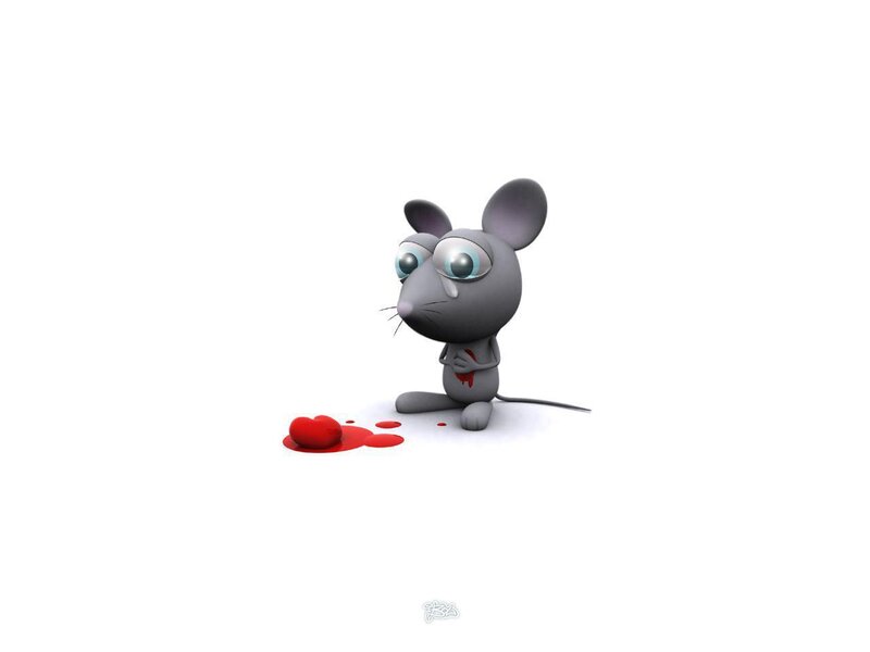 Sad Gray Mouse
