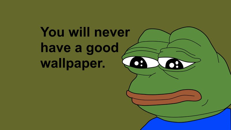 Sad Green Frog — Melancholic
