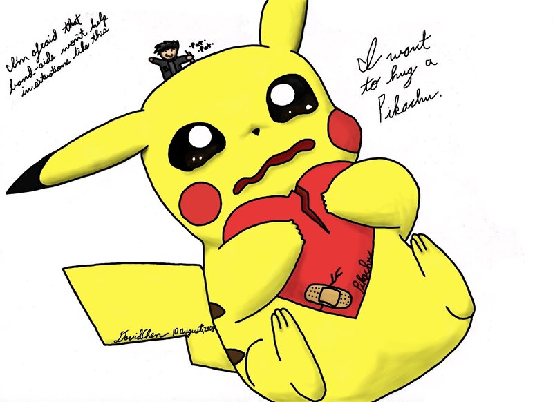 Sad Pikachu Character