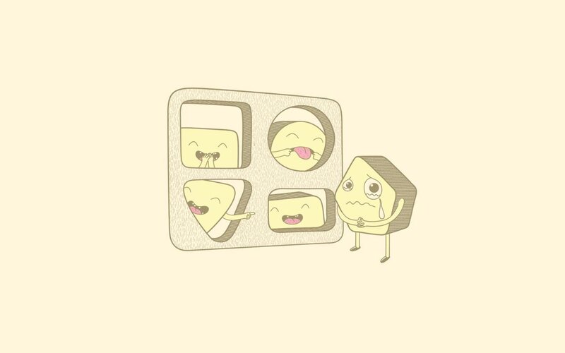 sad pill in a pack