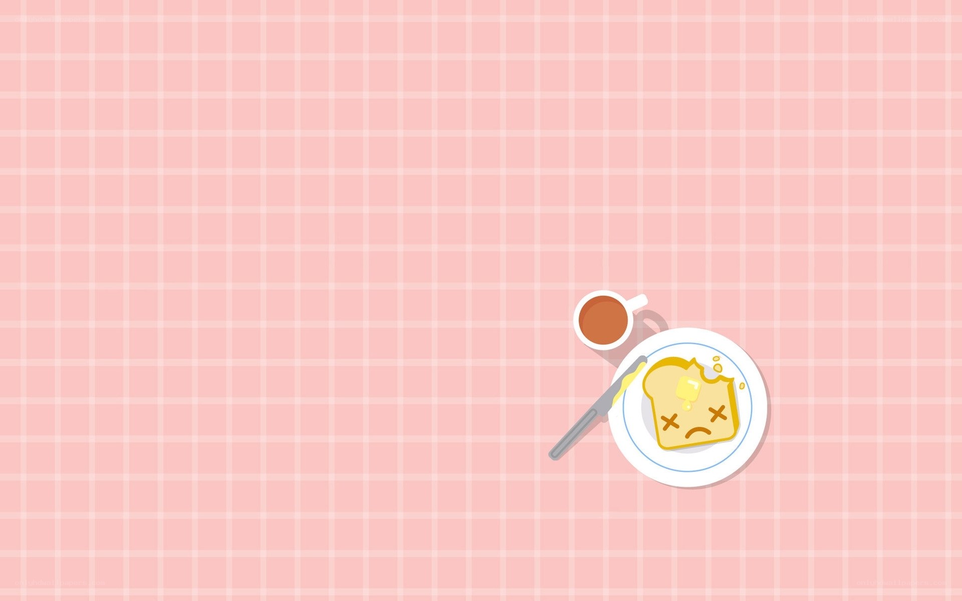 sad toast breakfast scene