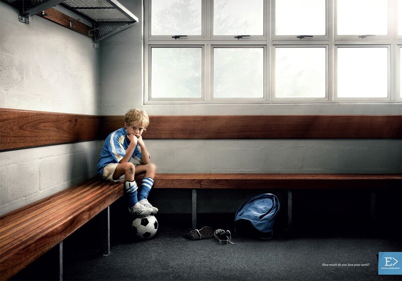 sad young soccer player
