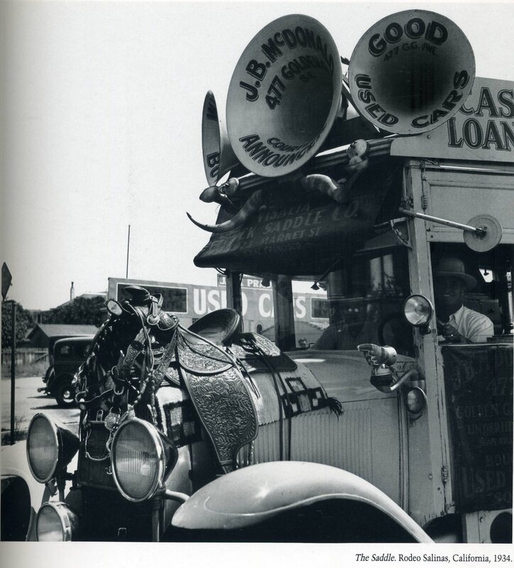 Saddle on a vintage truck