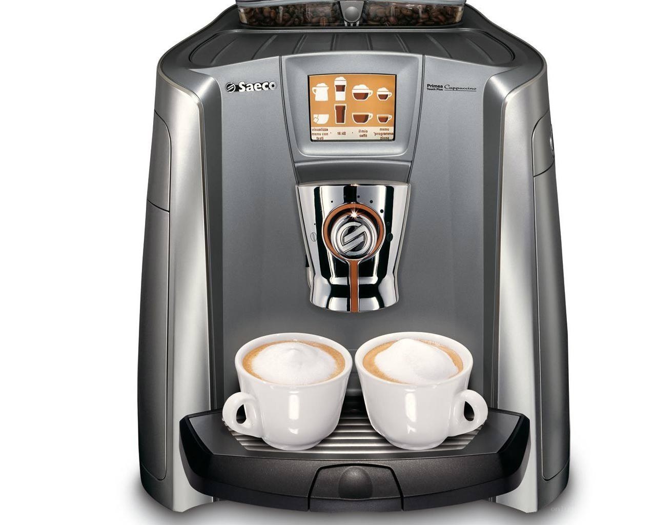 Saeco coffee machine with cappuccino