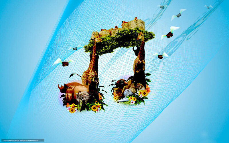Safari Animals in Net