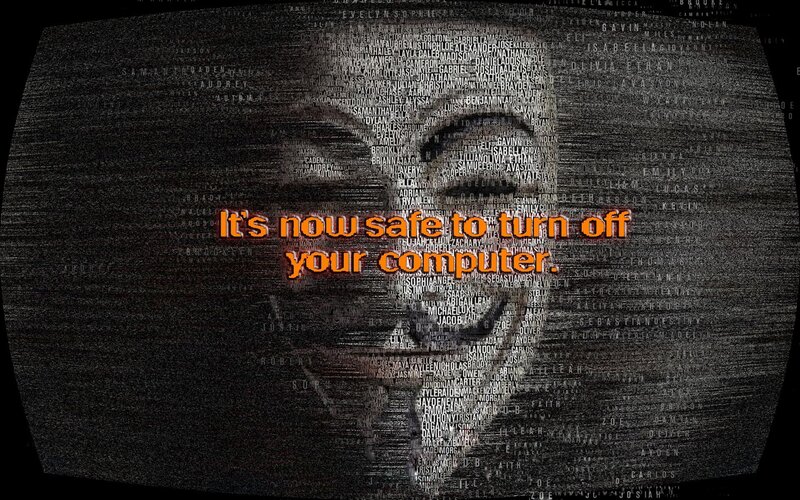 Safe to turn off computer