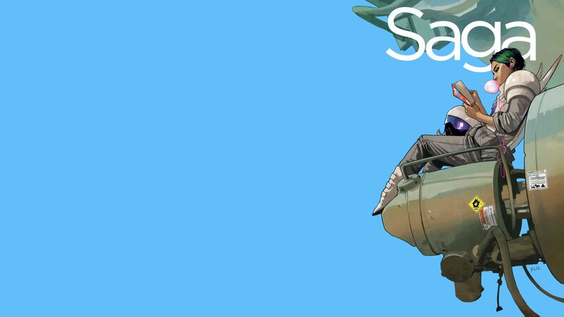 saga comic book cover art