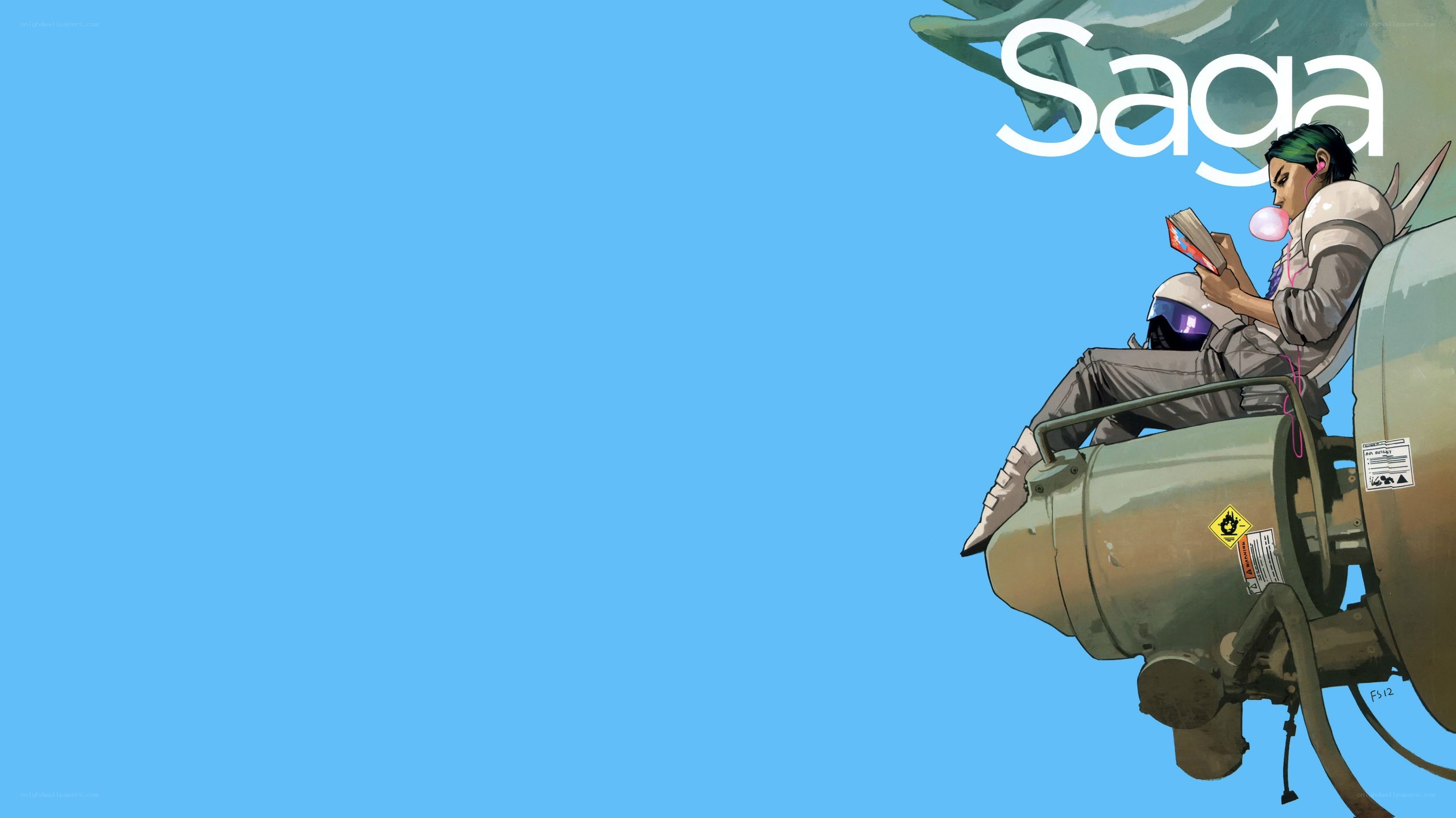 saga comic book cover art