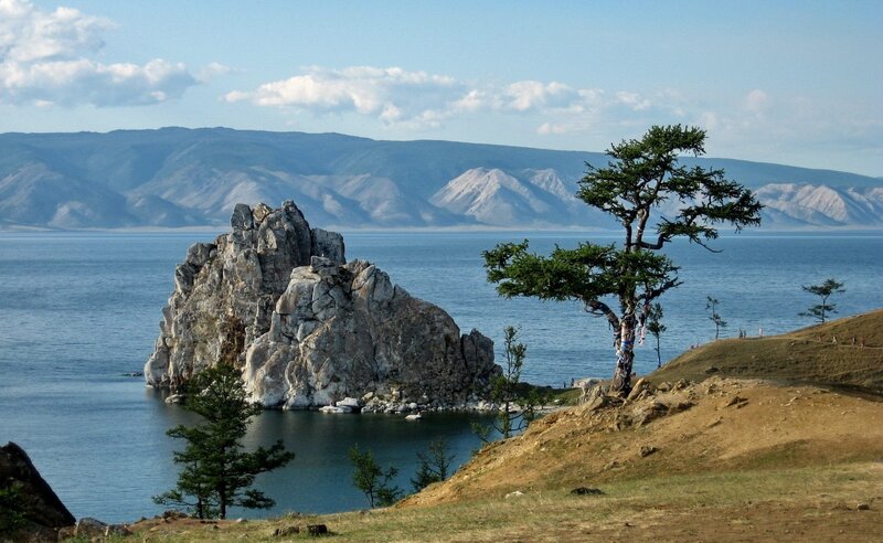 Sagai Rock on Lake Baikal