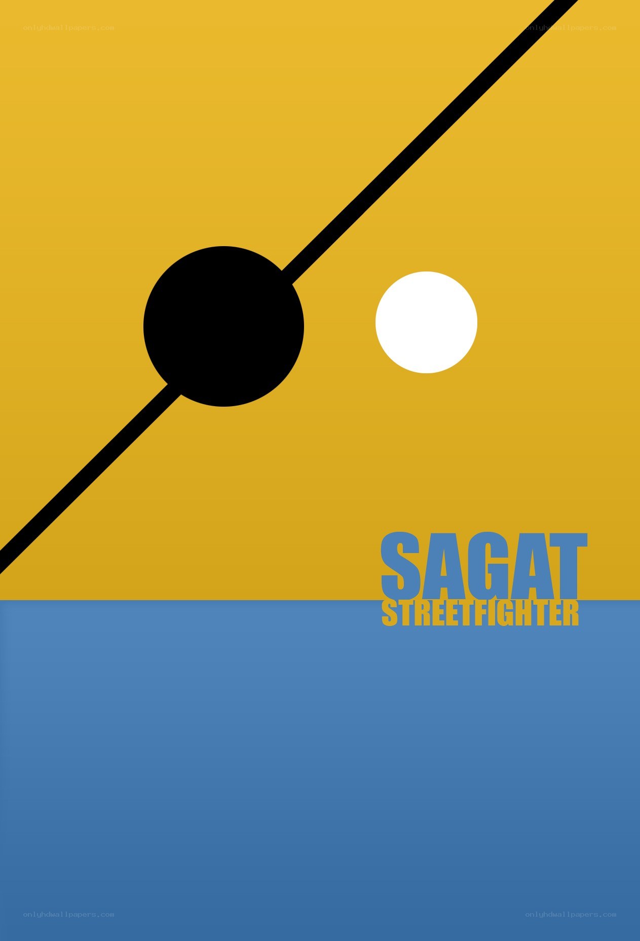 Sagat Streetfighter poster