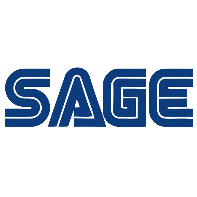SAGE logo in blue