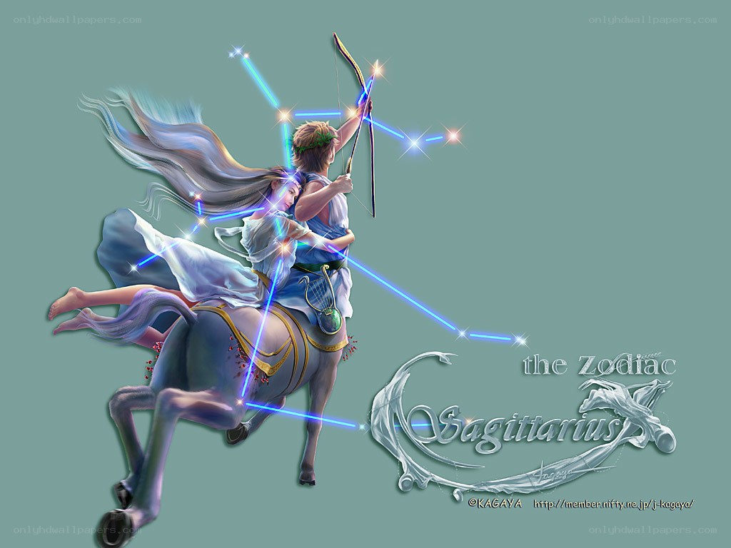 Sagittarius zodiac art