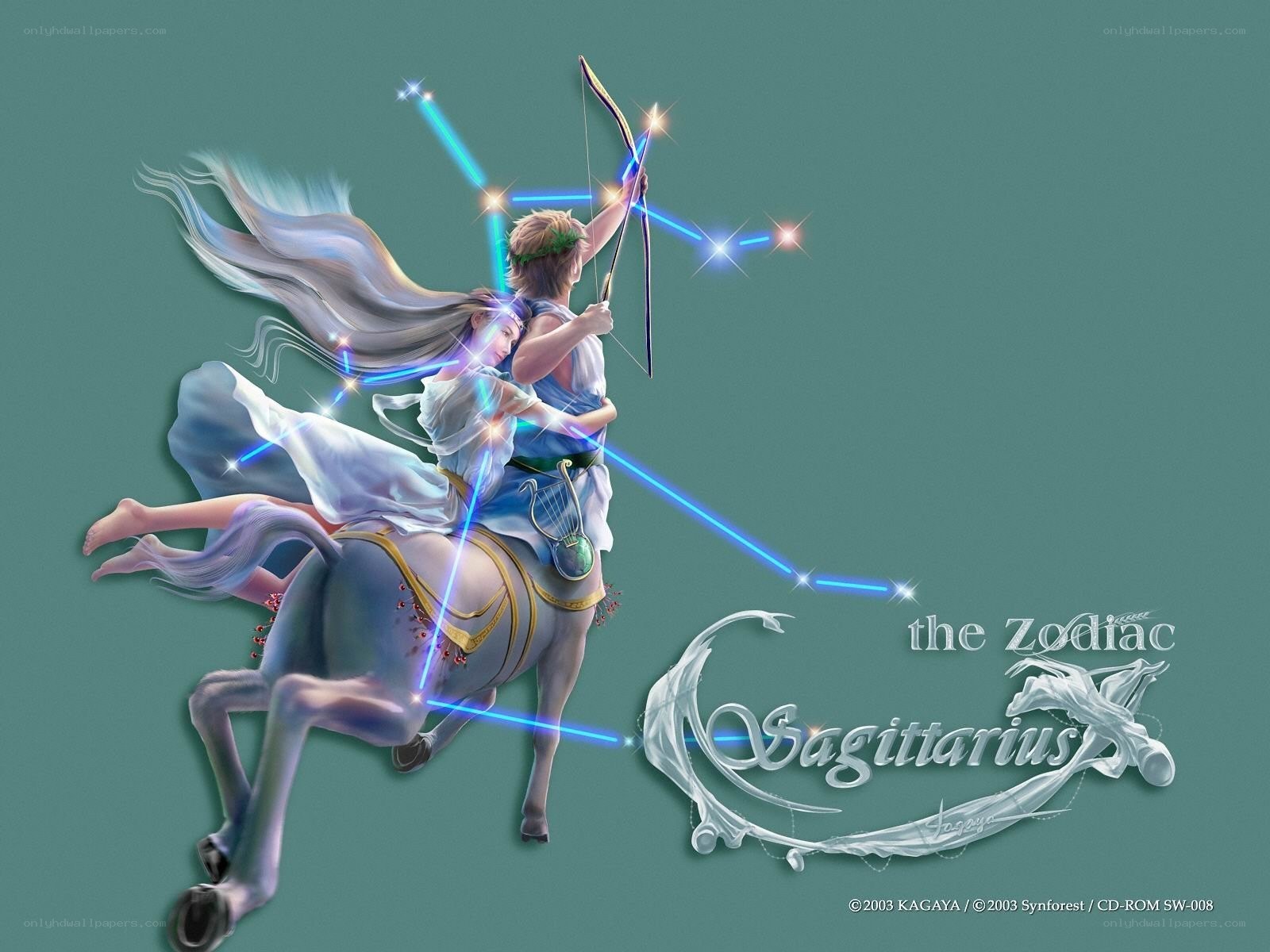 Sagittarius zodiac art