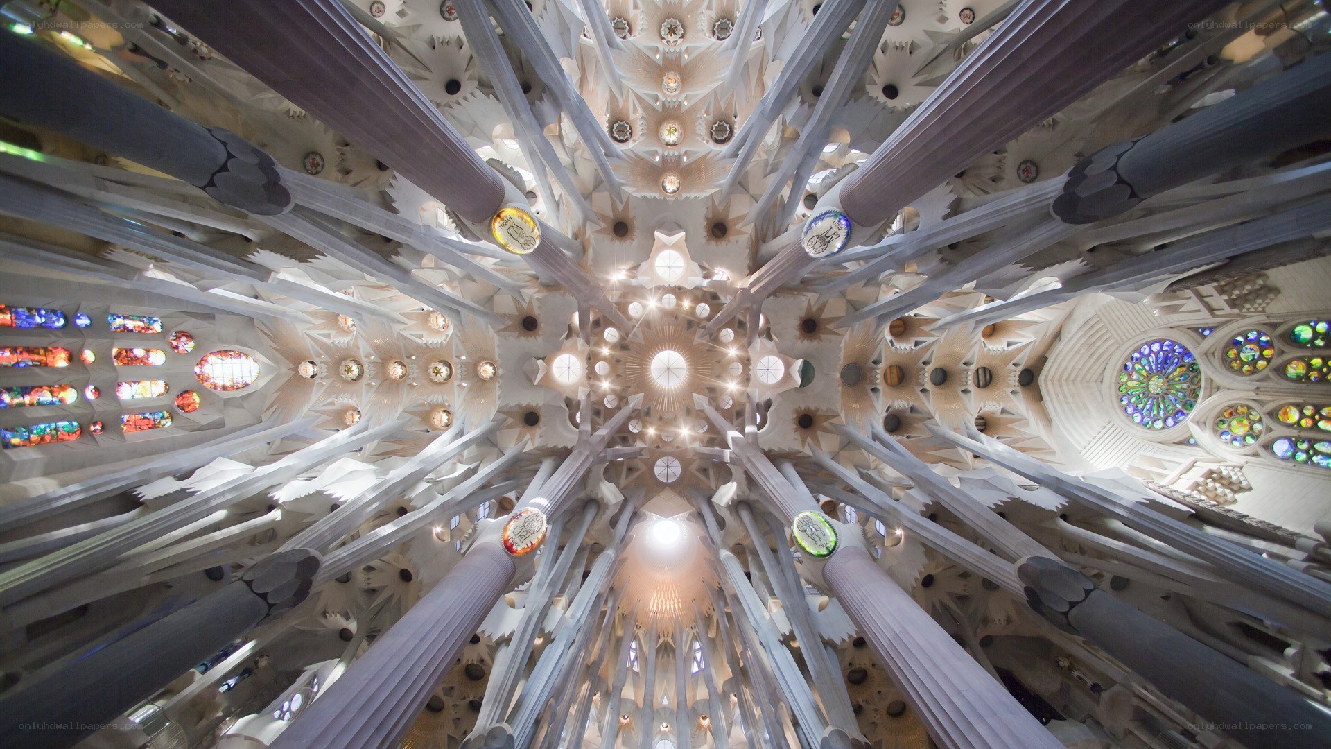 Sagrada Familia ceiling