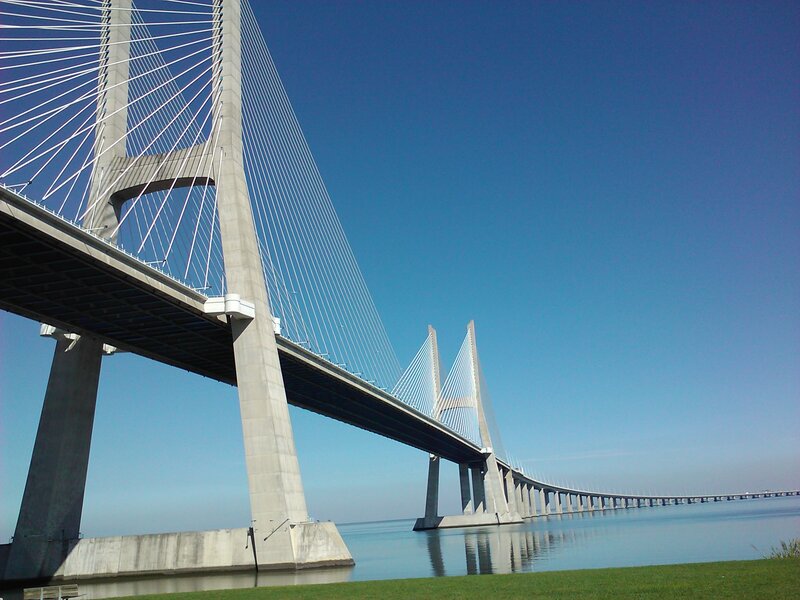 Sagres Bridge — Blue, Serene