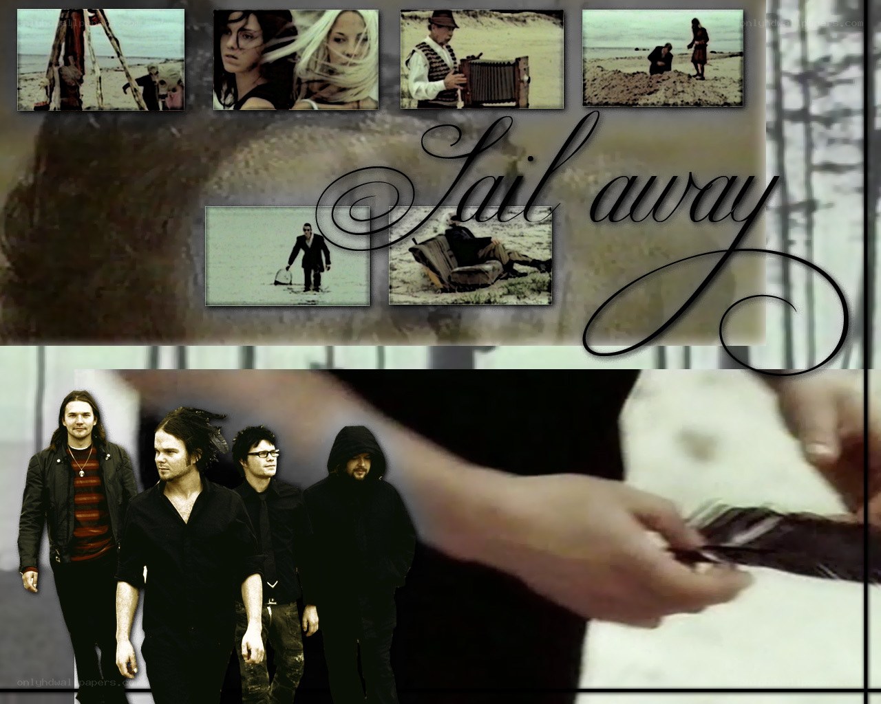 Sail Away band collage