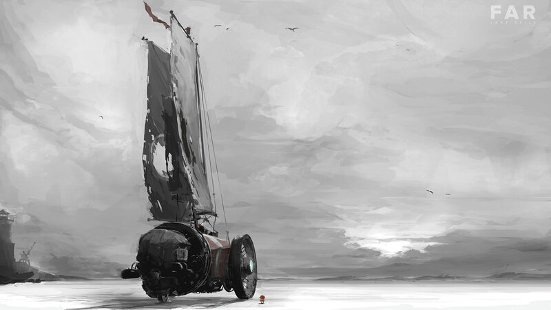 Sail-powered Vehicle on Ice