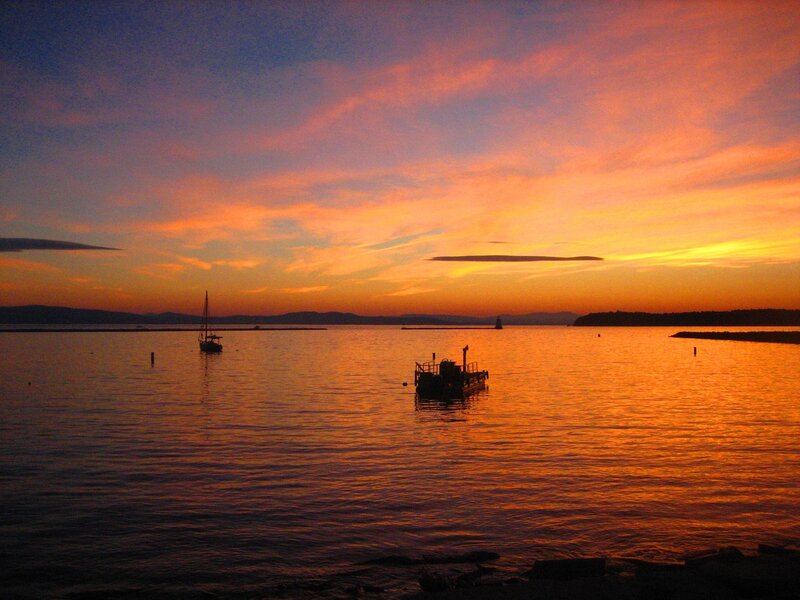 Sailboat and Barge