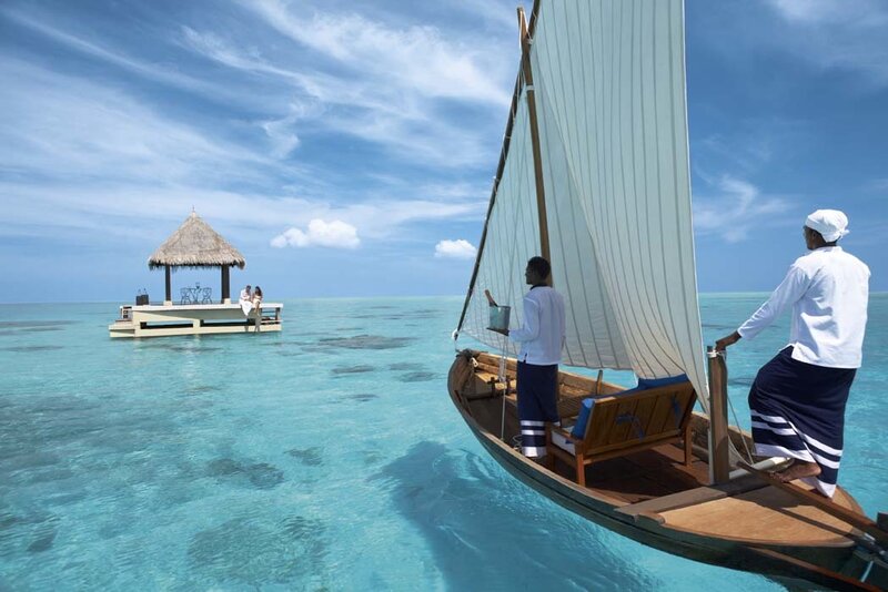 Sailboat Approaching Platform