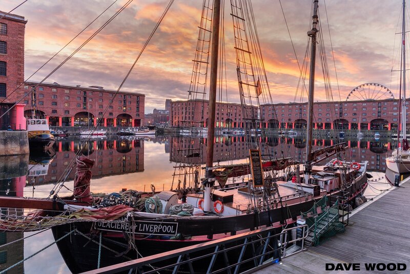 Sailboat at Dock — Orange