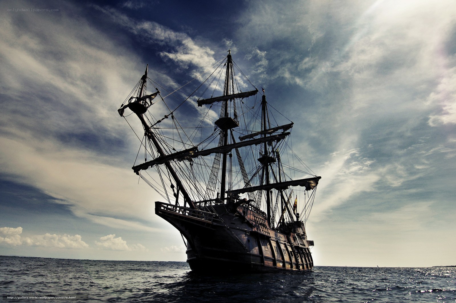 sailboat at sea