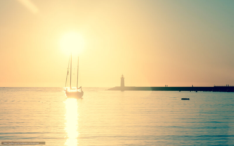 Sailboat at Sunrise