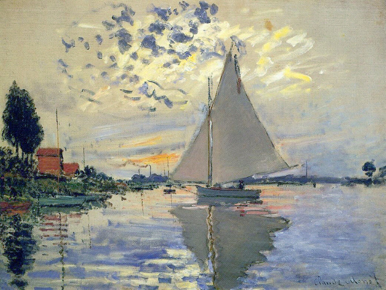 Sailboat at Sunset