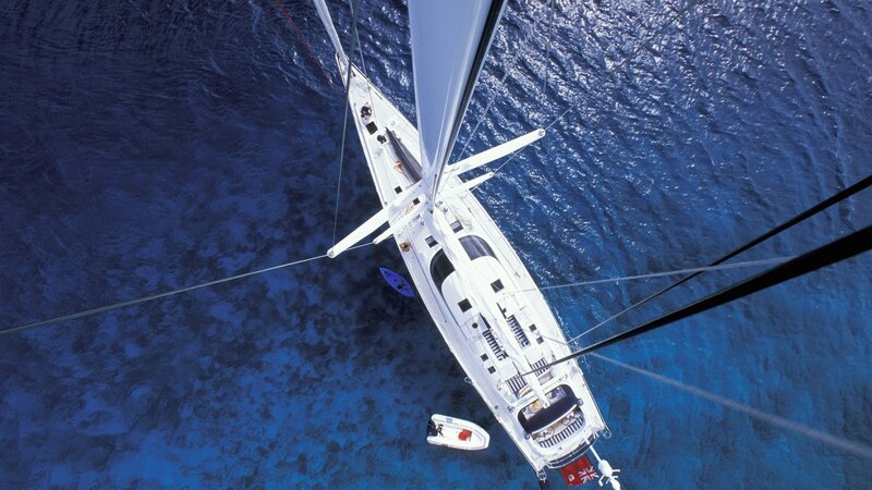Sailboat from Above