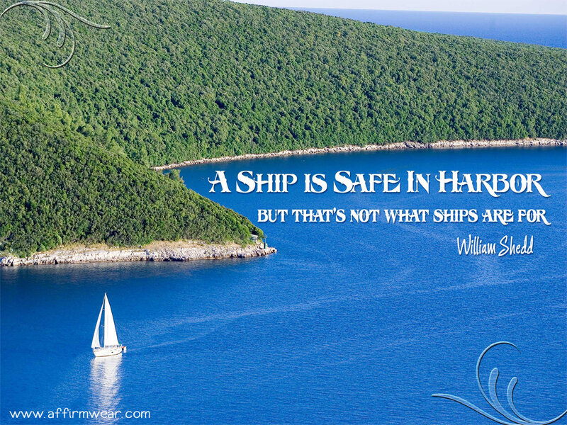 Sailboat in Bay — Blue, Serene, Afternoon
