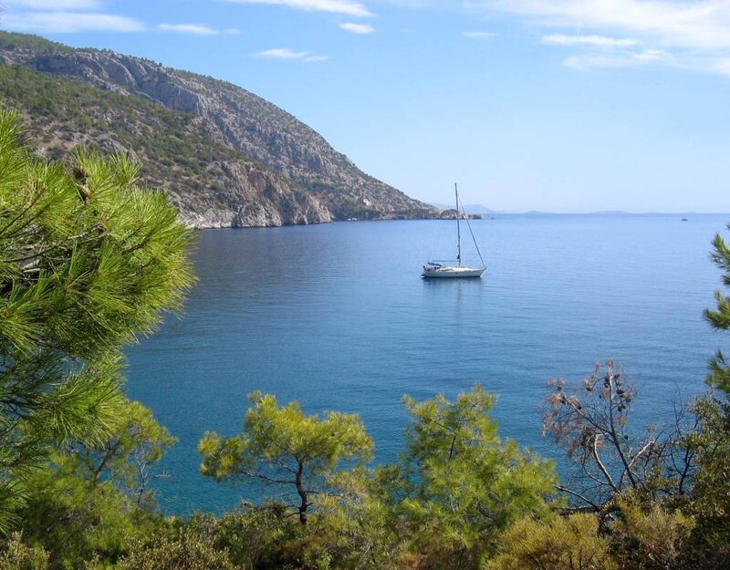 Sailboat in Bay